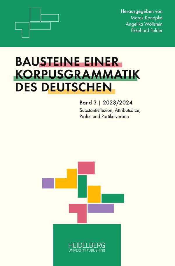 Substantivflexion, Attributsätze, Präfix- und Partikelverben (Buch)