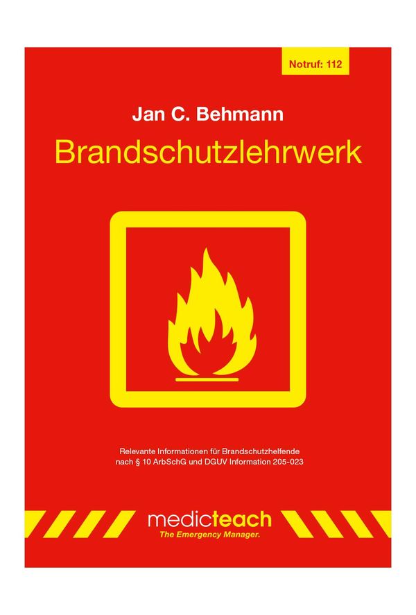 Brandschutzlehrwerk - Jan C. Behmann (Buch)