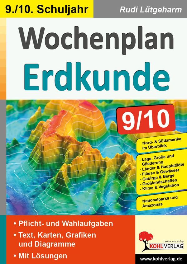 Wochenplan Erdkunde / Klasse 9-10 - Rudi Lütgeharm (Buch)