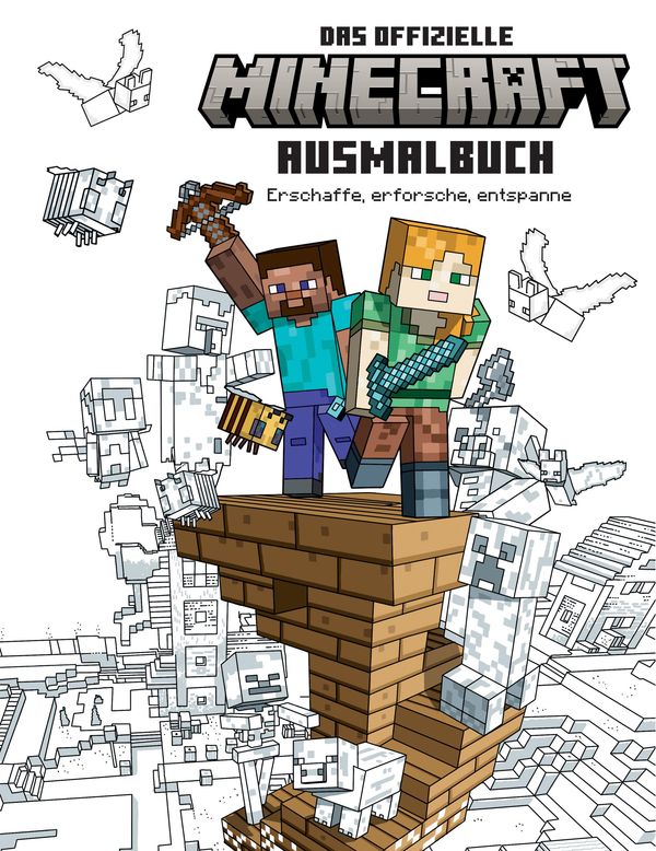 Das offizielle Minecraft Ausmalbuch - Insight Editions (Buch)