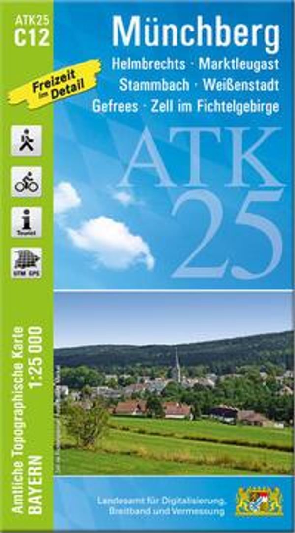 ATK25-C12 Münchberg (Amtliche Topographische Karte 1:25000)