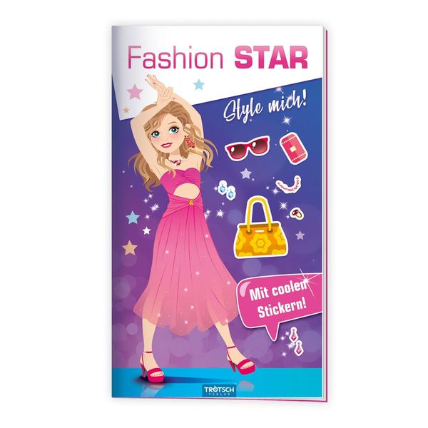 Trötsch Malbuch Stickermalbuch Fashion-Star Filmstar (Buch)