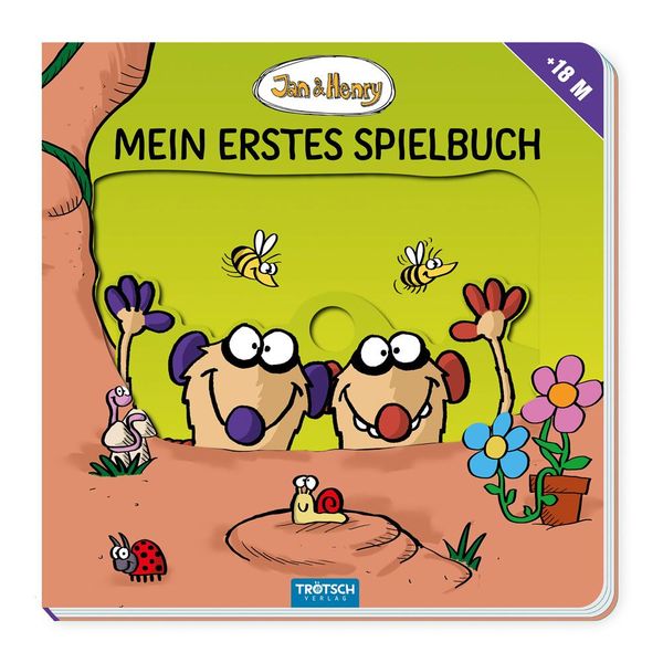 Trötsch Jan und Henry Mein erstes Spielbuch Pappenbuch mit Schieber...