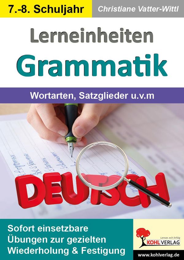 Lerneinheiten Grammatik / Wortarten, Satzglieder u.v.m. (Buch)