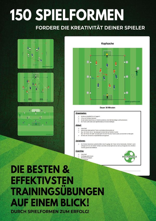 150 Spielformen - Fordere die Kreativität deiner Spieler (Buch)