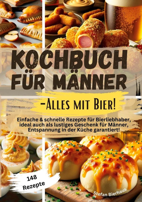 Kochbuch für Männer-Alles mit Bier! - Stefan Bierhaus (Buch)