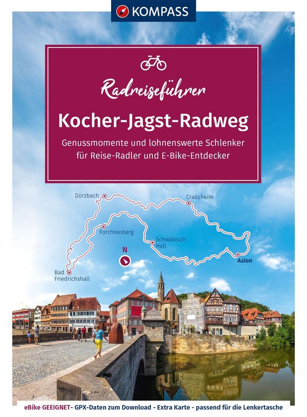 KOMPASS Radreiseführer Kocher-Jagst-Radweg - Julia Bihar (Buch)