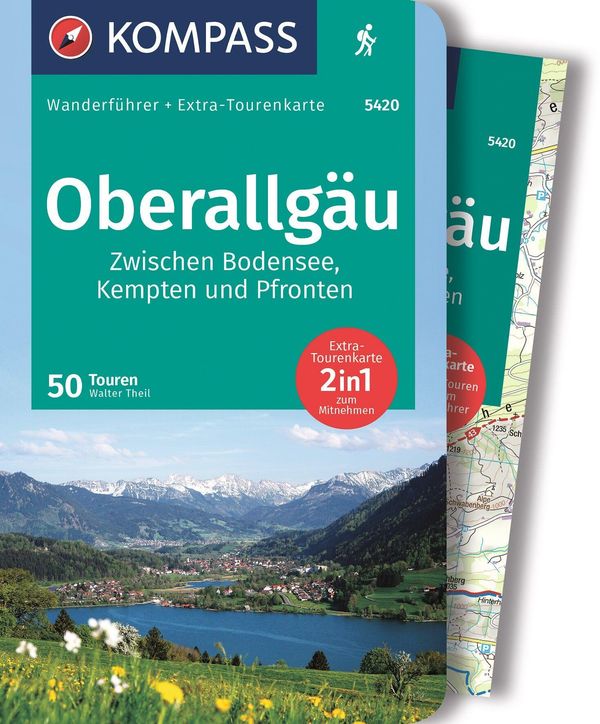KOMPASS Wanderführer Oberallgäu, 50 Touren zwischen Bodensee, Kempt...