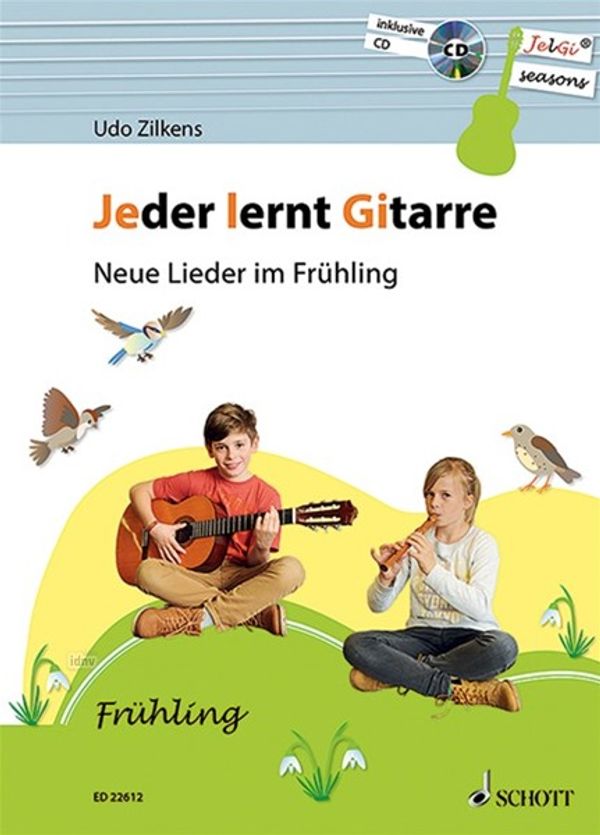Jeder lernt Gitarre - Neue Lieder im Frühling (Buch)