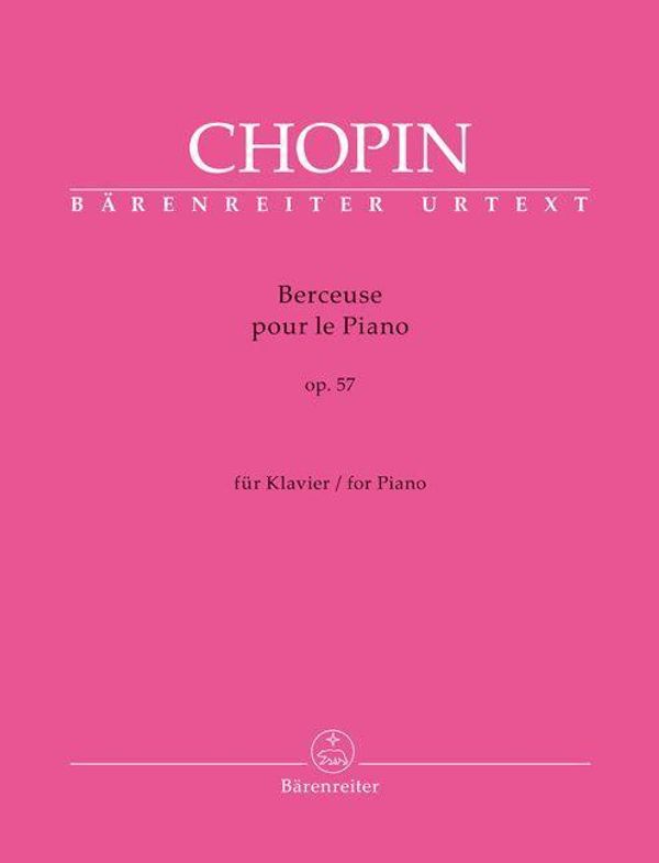 Berceuse für Klavier op. 57 - Frédéric Chopin (Buch)