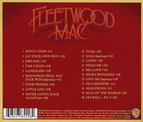 Fleetwood Mac: 50 Years - Don't Stop (CD) – Jpc.de