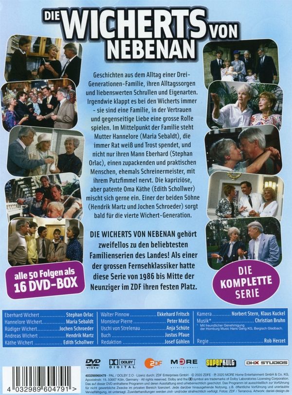 Die Wicherts von nebenan (Komplette Serie) (16 DVDs) WOM Die Wicherts von nebenan (Komplette Serie) (16 DVDs) WOM