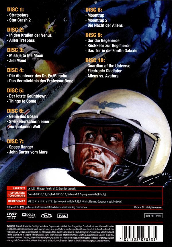 Enzyklopädie der Science Fiction Klassiker (23 Filme auf 10 DVDs) (10