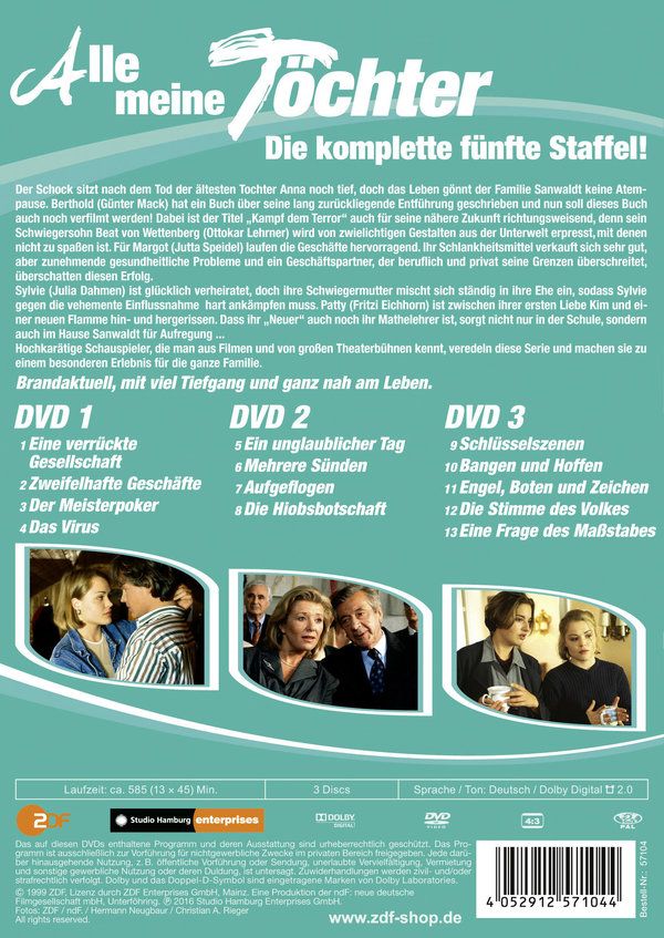 Alle meine Töchter Staffel 5 (3 DVDs) WOM
