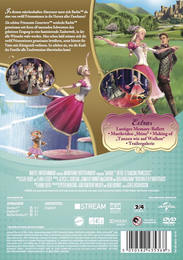 Barbie und die 12 tanzenden Prinzessinnen (DVD) WOM Barbie und die 12 tanzenden Prinzessinnen (DVD) WOM
