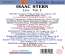 Isaac Stern - Live Vol.2, 2 CDs (Rückseite)