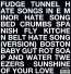 Fudge Tunnel: Hate Songs In E Minor (180g), LP (Rückseite)