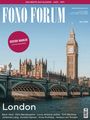 "FONO FORUM", "GUSTAV MAHLER und das Kaiserreich", "London". Sicht auf Big Ben und die Westminster Bridge bei Tageslicht.