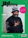 „Jazz thing & blue rhythm“, Ausgabe 164. Musiker Nduduzo Makhathini, trägt eine gestreifte Mütze, Hand auf der Brust.