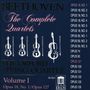Ludwig van Beethoven: Sämtliche Streichquartette Vol.1, CD