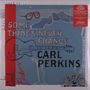 "Some Things Never Change" und "Carl Perkins" sind in einem Retro-Design mit einer Gitarre und einem Mikrofon dargestellt.