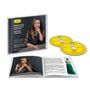 CD-Hülle mit "Mahler Symphony No. 2 'Resurrection'" Text, zwei CDs, Booklet mit Foto einer Frau in einem langen grünen Kleid.