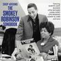 Text: "Shop Around The Smokey Robinson Songbook" und "Featuring Marvin Gaye, Blondie, Little Richard...".  
Ein Mann und eine Frau lächelnd mit Notenblatt.