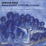 Texte: Gerald Finzi, Requiem da camera, Choir of Trinity College. Illustration: Engel in einem blauen, mystischen Wald.