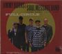 "Jimmy Burns & Soul Message Band", "Full Circle". Fünf Männer stehen nebeneinander vor einem farbigen Hintergrund.