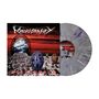 "Monstrosity" und "Millennium" auf einem surrealen Cover mit Eiern auf einer Steinstraße und einem Tor. Vinyl in Grau.