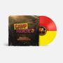 Text: "Disney Camp Rock 3 Original Soundtrack." Ein Cover mit einer rot-gelb geteilten Schallplatte.