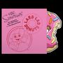 "The Simpsons", "Main Title Theme", "The Monorail Song", "Lard Lad Donuts". Ein Comicfigurenjunge hält einen riesigen Donut.