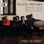 Anton Arensky: Streichquartette Nr.1 & 2, CD