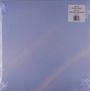Oben rechts steht: "Band: TURNSTILE, Album: 'NEVER ENOUGH'". Hellblauer Hintergrund mit Regenbogen.