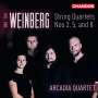 Mieczyslaw Weinberg: Streichquartette Vol.1 (Arcadia Quartet), CD