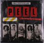 Text: Xmal Deutschland, PEEL, The Complete BBC Peel Sessions.  
Schwarz-weiß Fotos von fünf Personen in kontrastreicher Gestaltung.