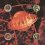 Text: "PIXIES", "Bossanova". Eine rot-orange Illustration mit Planeten und mystischen Symbolen.