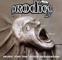 "Prodigy", "Music for the Jilted Generation". Skulptur eines schreienden Kopfes mit verzerrtem Gesichtsausdruck.
