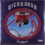 Text: "VICE VERSA", "Rauw Alejandro", "Parental Advisory Explicit Content". Illustration einer Achterbahnfahrt im rotierenden Kreis.