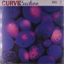 Oben steht "CURVE Cuckoo". Darunter eine abstrakte Illustration mit lila und pinken Eiern in verschiedenen Größen und Mustern.