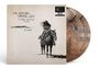 "The Outlaw Cherie Lee & Other Western Tales", schwarze Zeichnung: Reiter auf Pferd, drei Schallplatten im Holzlook.