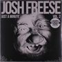 "JOSH FREESE VOL. 2, JUST A MINUTE", Sticker: "LSGRV NEW MUSIC DESIGN MAIN"; Illustration eines grotesken Gesichts.