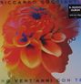 „RICCARDO COCCIANTE“, „IL NUOVO ALBUM“, „HO VENT'ANNI CON TE“. Silhouette mit bunten Blumen.