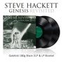 Text: "Steve Hackett Genesis Revisited. Gatefold 180g Black 2LP & LP-Booklet." Cover zeigt ein Paar umarmt, kosmisches Design.