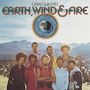 "Open Our Eyes" – Earth, Wind & Fire. Acht Personen stehen vor einer Bergkulisse, sie tragen bunte Kleidung.