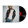 Ein schwarz-rotes Vinyl-Label zeigt "plague IR." Ein Mann trägt eine Lederjacke mit Nieten und eine Sonnenbrille.