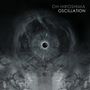 Text: "OH HIROSHIMA OSCILLATION". Illustration eines schwarzen Lochs mit feinen Linien und leuchtenden Partikeln.