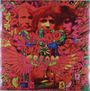 "Disraeli Gears" und "Cream" in psychedelischen Buchstaben, umgeben von leuchtenden Farben und abstrakten Mustern.