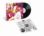 Albumcover mit dem Text "Hole: Pretty on the Inside". Schwarz-weißes Vinyl und Blatt mit handschriftlichen Notizen.