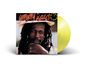 "gregory isaacs" und "night nurse" in geschwungener Schrift, Foto eines Mannes mit Dreadlocks und Strohhut, gelbe Vinylplatte.